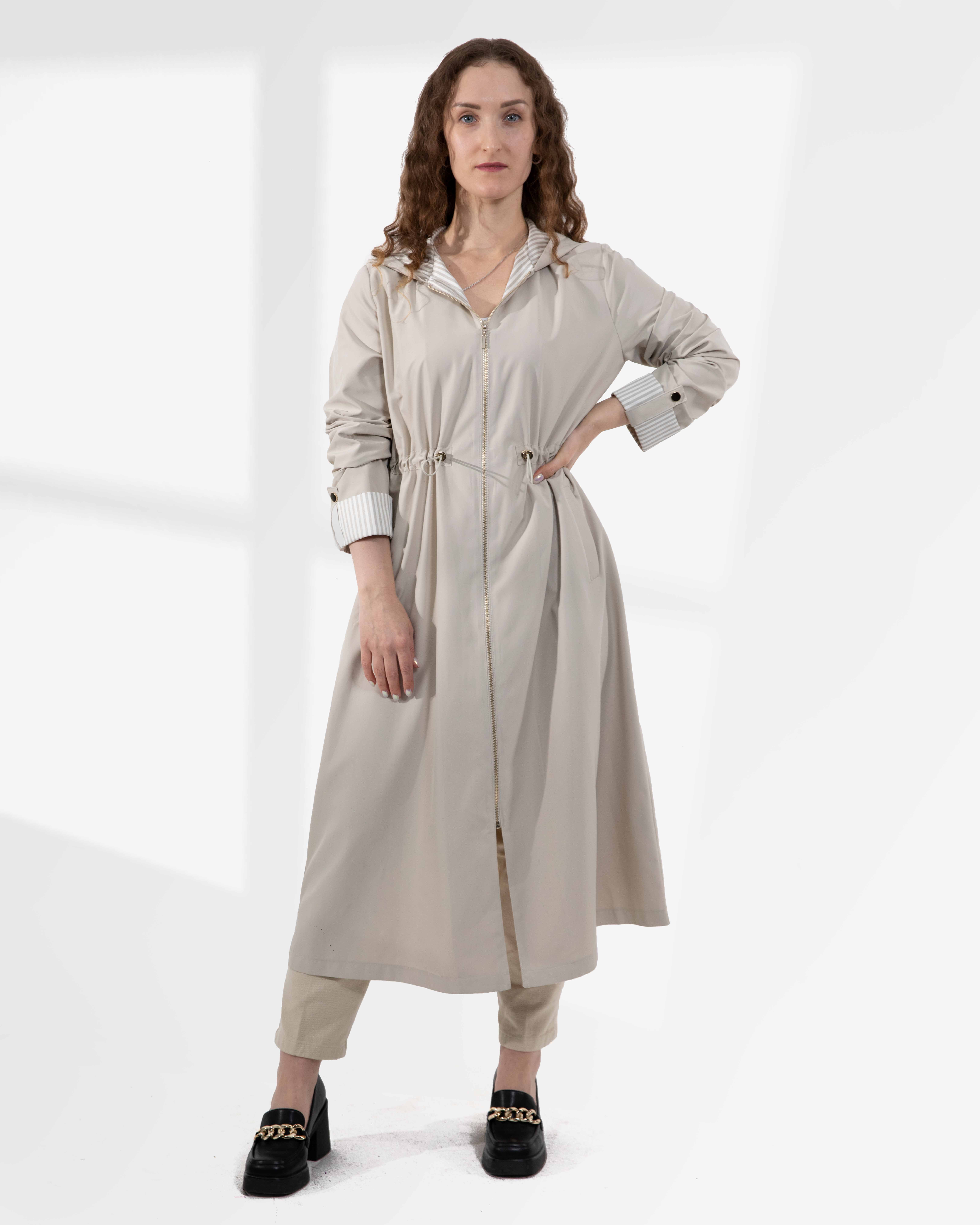 Trench Hooded Coat